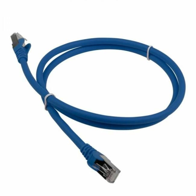 Кабель патч-корд F/UTP 6 кат. 10м.  Lanmaster  LAN-PC45/S6-10-BL  LSZH, синий
