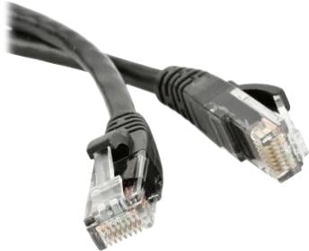 Кабель патч-корд U/UTP 5e кат. 15м. Lanmaster  LAN-PC45/U5E-15-BK LSZH, черный