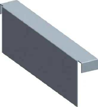 Заглушка Lanmaster LAN-MT-AT100x400EZ торцевая для лотка MT100x400