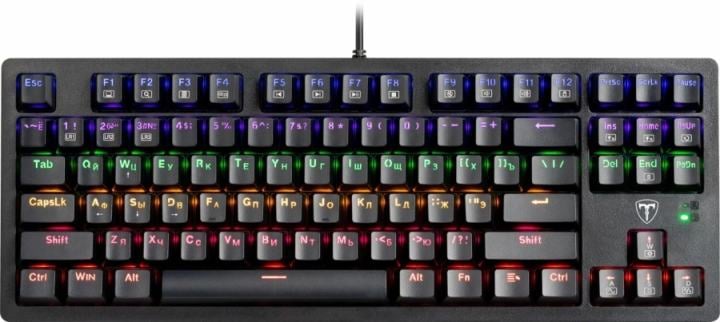 Клавиатура проводная игровая T-Line (72373) Volt RU,радужн,черный