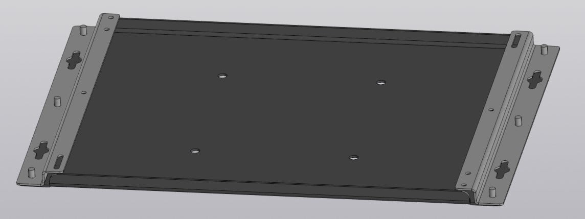 Комплект для крепления eBOX671 к монитору через VESA 100x100