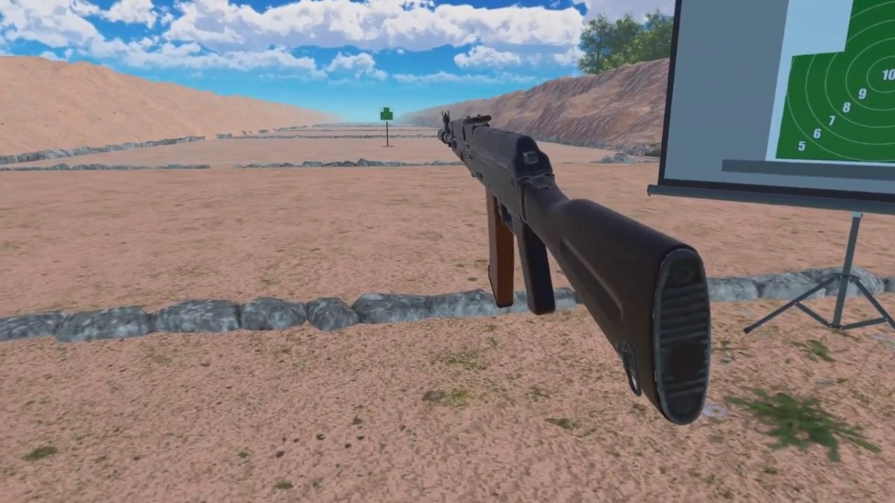 Набор «ПАК VR-тир (Старт)» Программное обеспечение виртуальный стрелковый тир и VR шлем PolyVR 6 Dof
