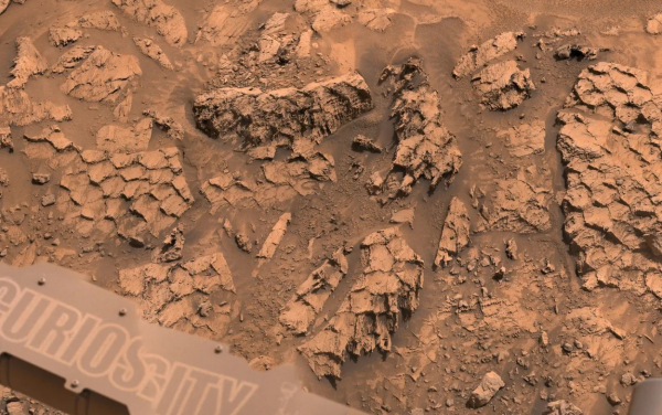 Curiosity обнаружил на Марсе структуру, напоминающую чешую огромного ящера