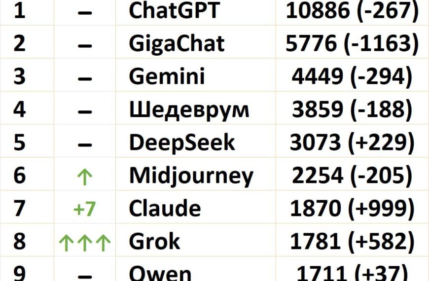 ИИ-хайп остыл: индекс впервые пошёл вниз за полтора года Индекс…