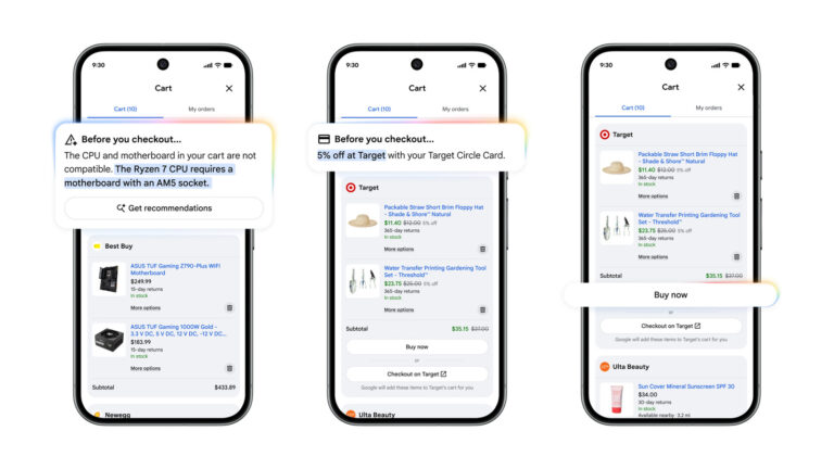 Универсальная корзина Google: купить прямо из YouTube и Gmail