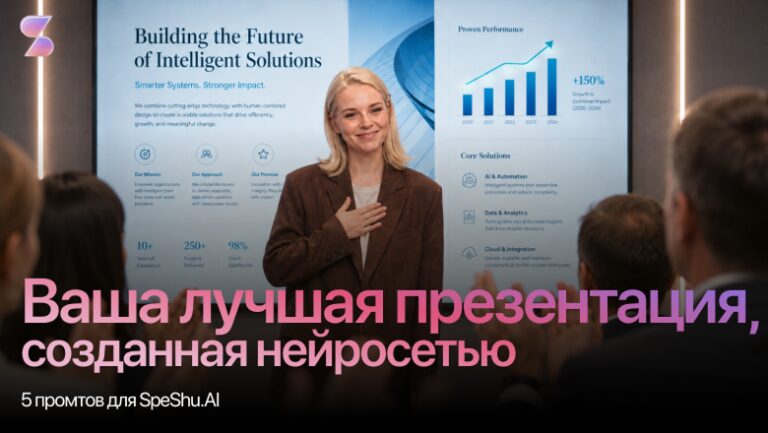 5 промтов, чтобы подготовить презентацию в нейросетях через SpeShu.AI