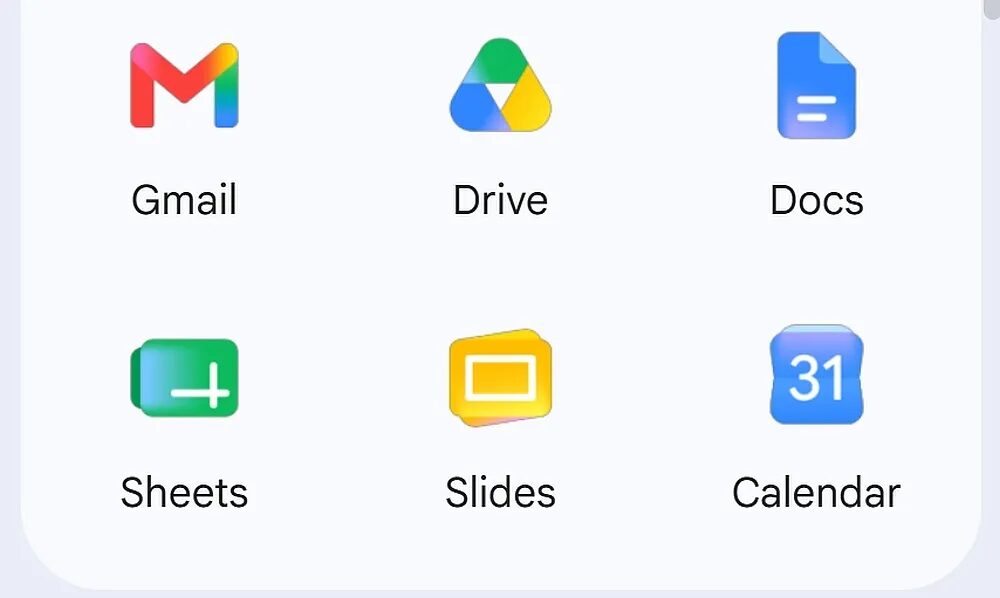 Обновляемые значки Google Workspace: изменения в визуальной идентичности приложений