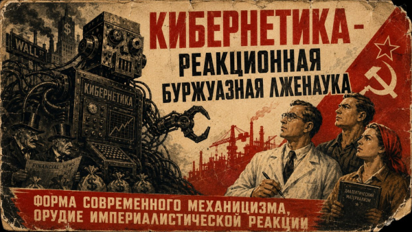 Реакционная лженаука. Как СССР осудил кибернетику — и чем это аукнулось для ИИ 1 Реакционная лженаука. Как СССР осудил кибернетику — и чем это аукнулось для ИИ