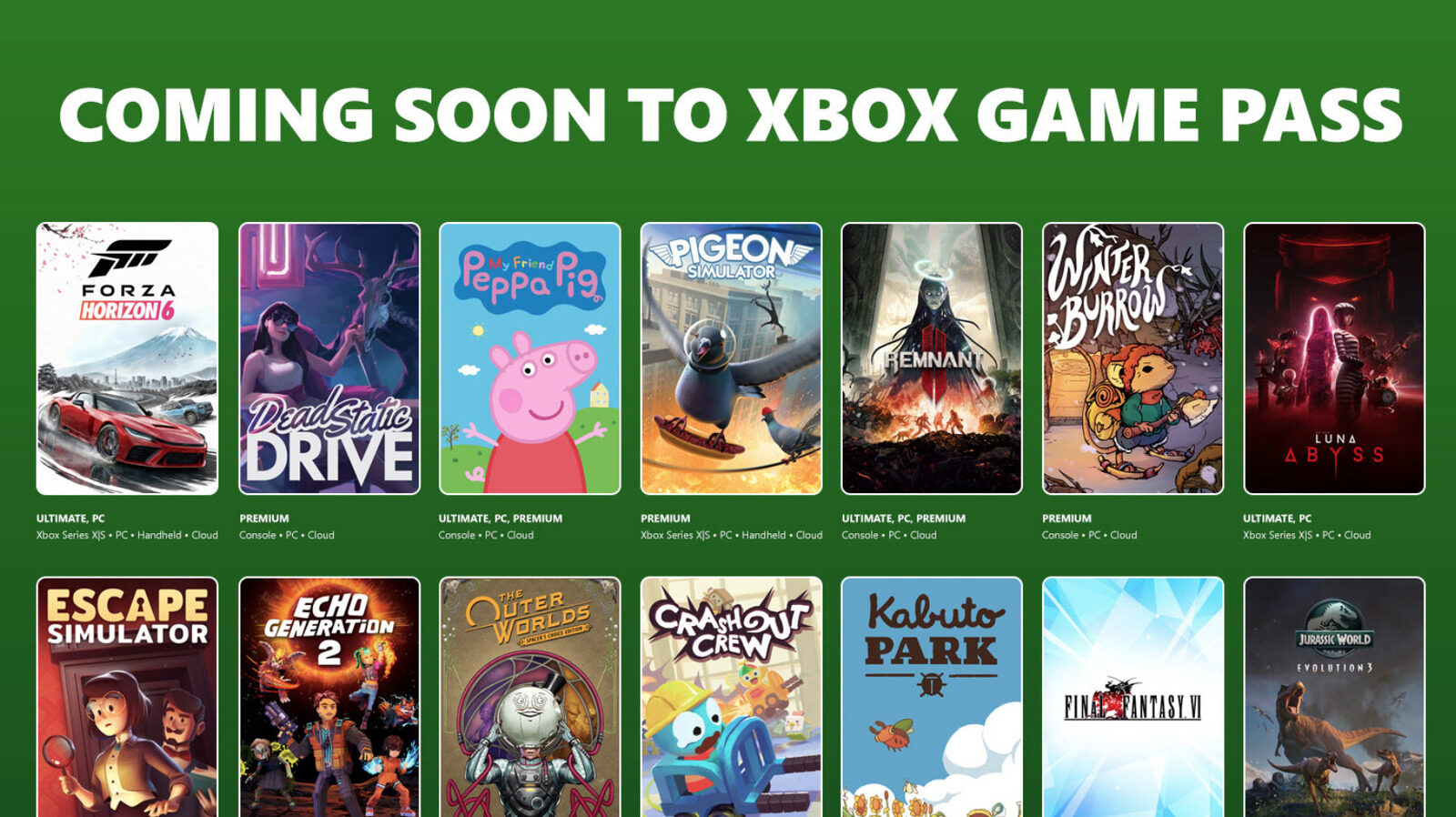 В конце мая в Xbox Game Pass появятся новые игры: Forza Horizon 6 и Remnant II.