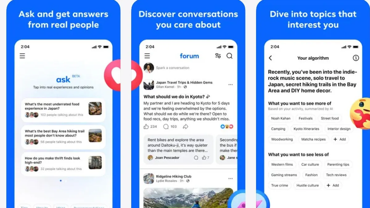 Forum: новые группы Facebook в одном приложении от Meta 2 Forum: новые группы Facebook в одном приложении от Meta
