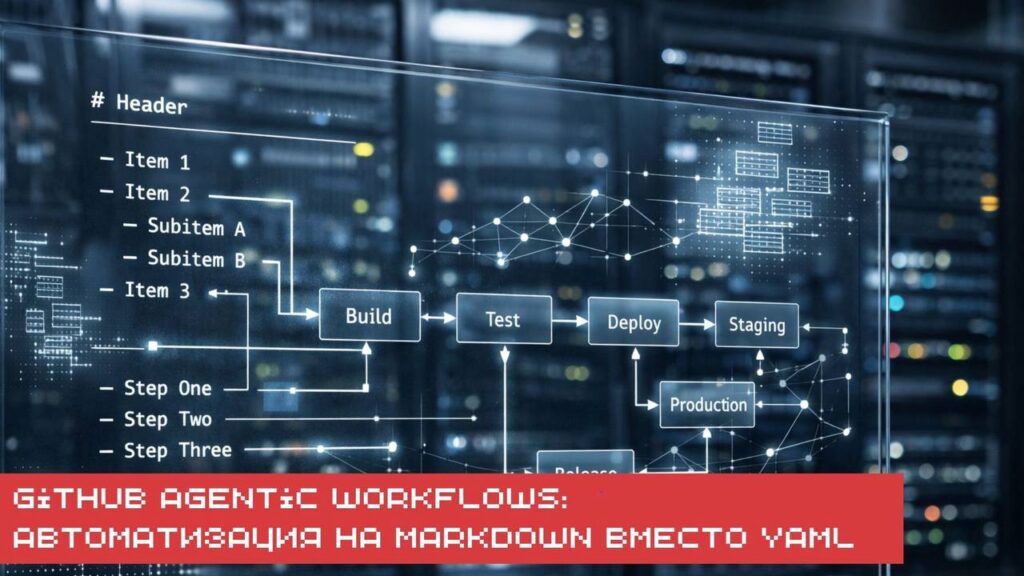 Схема работы Github: автоматизация процессов с использованием Markdown вместо YAML.
