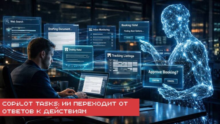 Майкрософт представила Copilot Tasks: функцию, где ИИ сам выполняет задачи