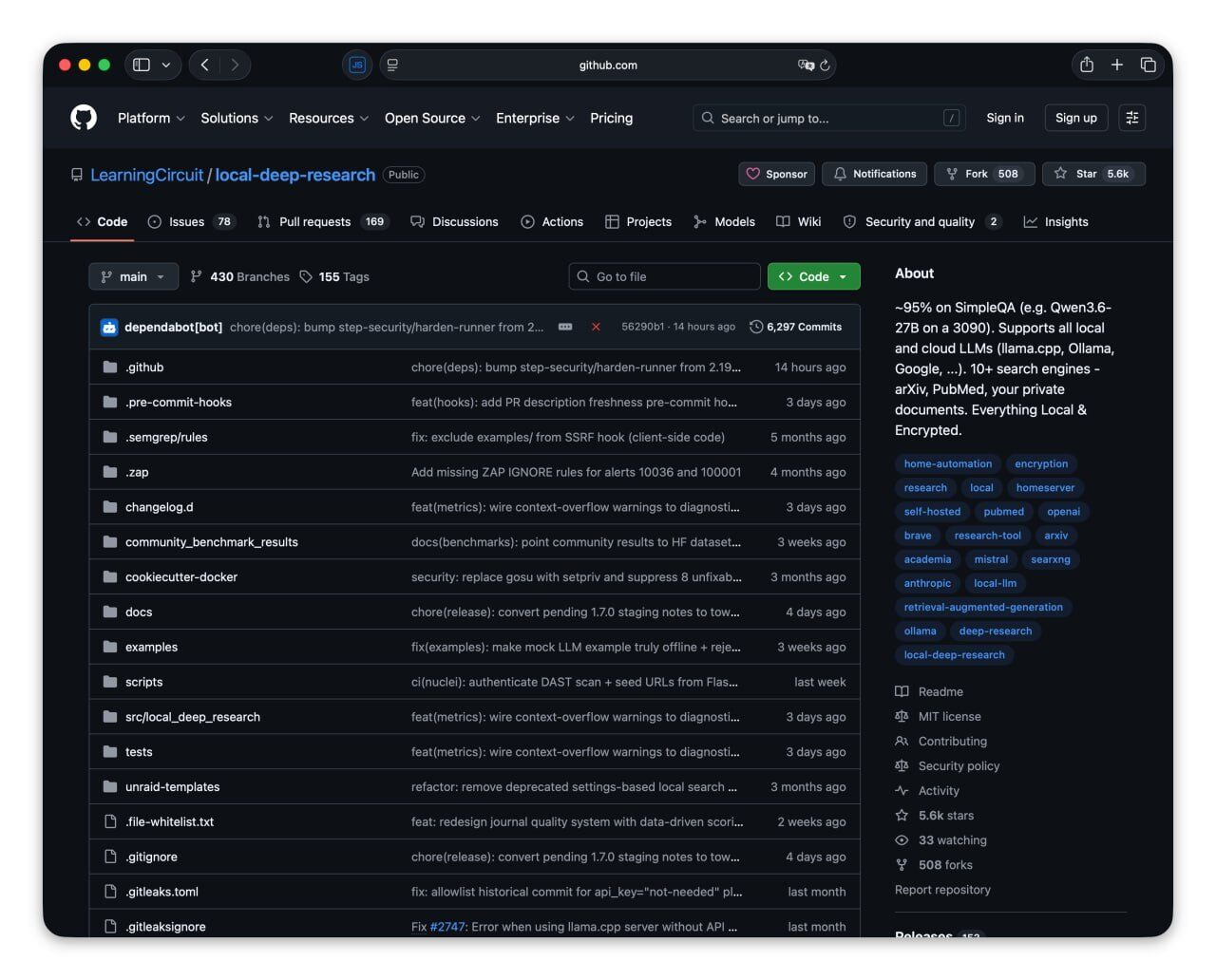 Студенты, для вас: на GitHub появился бесплатный ИИ-помощник Local Deep…