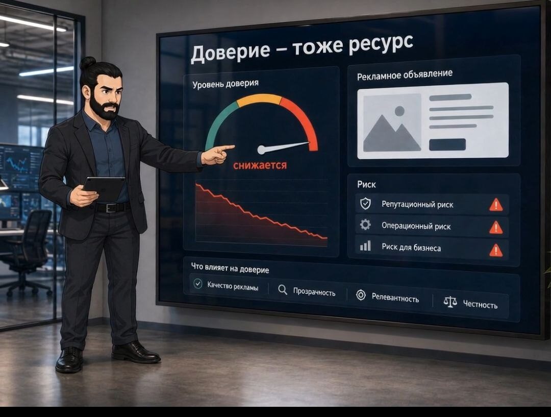 🦹‍♀️︙Как мошенническая реклама размывает доверие к платформам Рекламная система крупных…