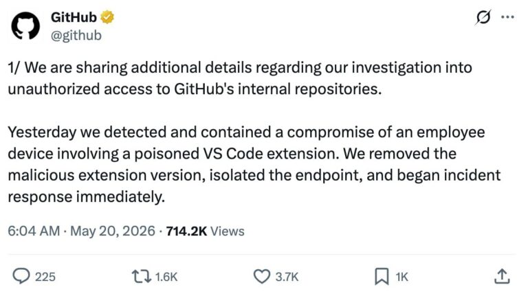 GitHub взломали: в сеть утекли тысячи внутренних репозиториев У GitHub…