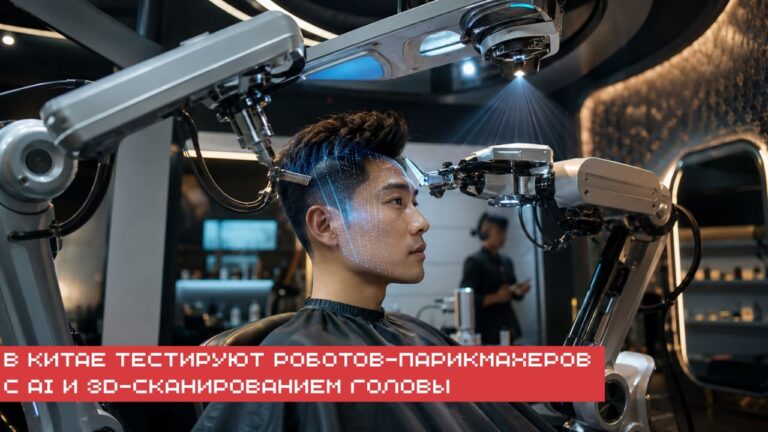 🪟 В Китае начали тестировать роботизированные системы для стрижек, где…