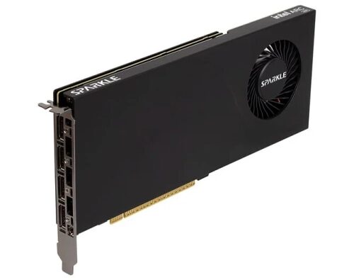 Профессиональная видеокарта Sparkle Arc Pro B50 Blower занимает в системе всего один слот