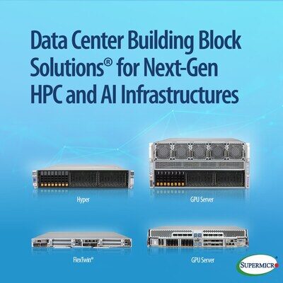 Supermicro расширяет гибкость решений Data Center Building Block Solutions за счет платформ на базе архитектуры ARM и систем OCP для инфраструктуры ИИ
