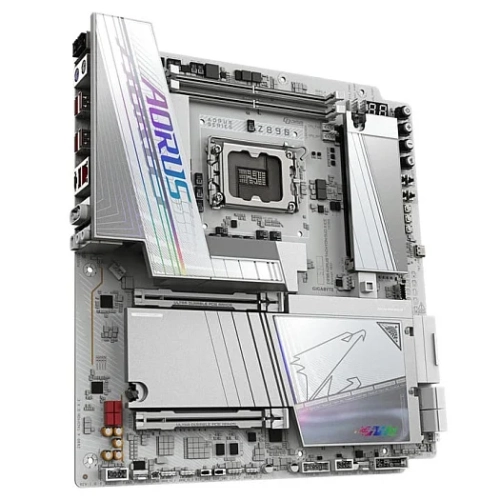 Плата для оверклокеров GIGABYTE Z890 AORUS TACHYON DUO X ICE поддерживает DDR5-10400