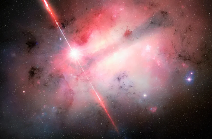 Космическое облако с яркой вспышкой и темными звёздами на фоне, космос, галактика.