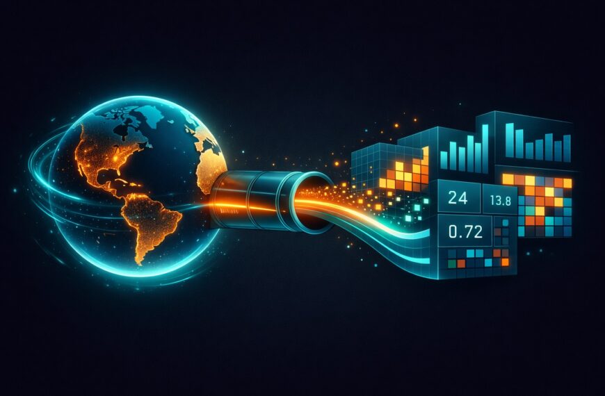 Глобальные данные: передача информации от Земли к цифровым графикам и таблицам.