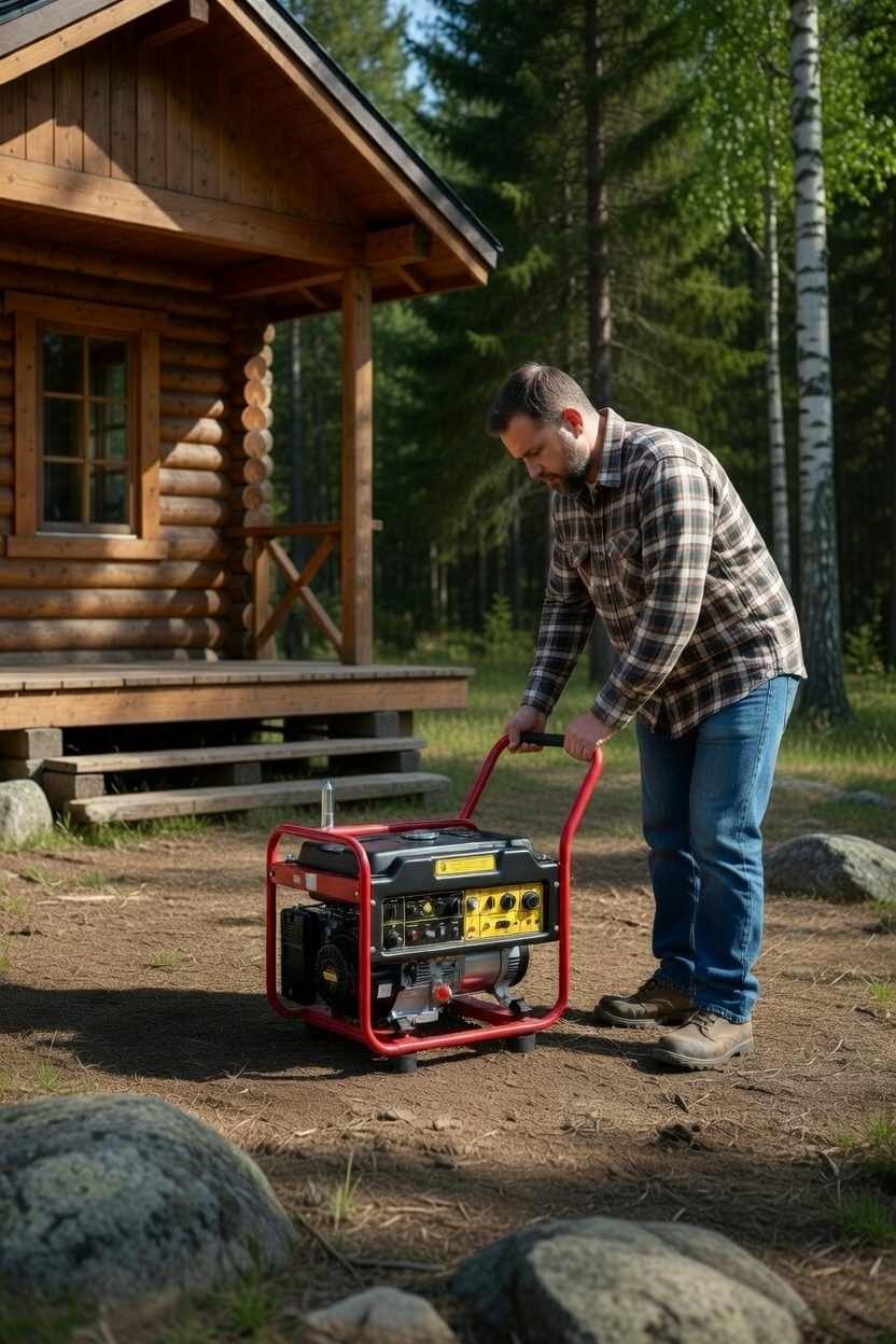 Бензиновый генератор для дома