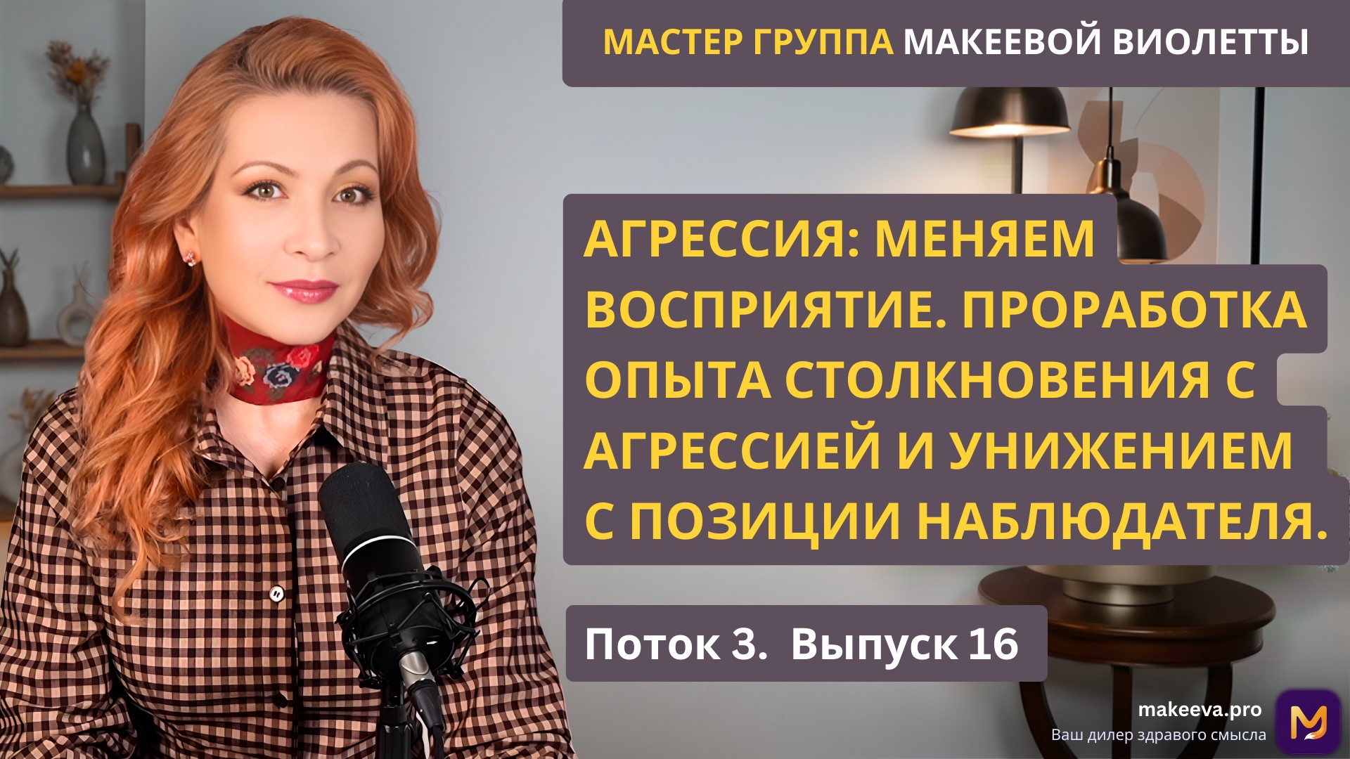Мастер Группа Макеевой Виолетты. Агрессия меняем восприятие. Проработка опыта столкновения с агрессией и унижением с позиции наблюдателя. Шаблон.