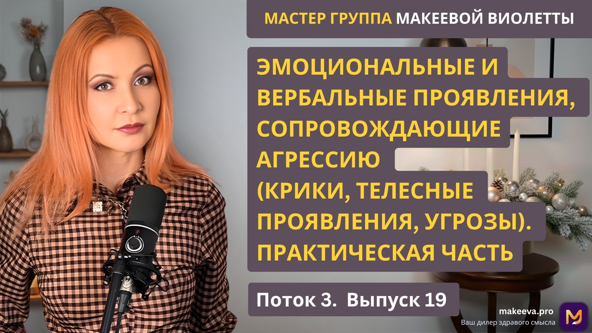 Мастер Группа Макеевой Виолетты. Эмоциональные и вербальные проявления, сопровождающие агрессию (крики, телесные проявления, угрозы). Практическая часть.