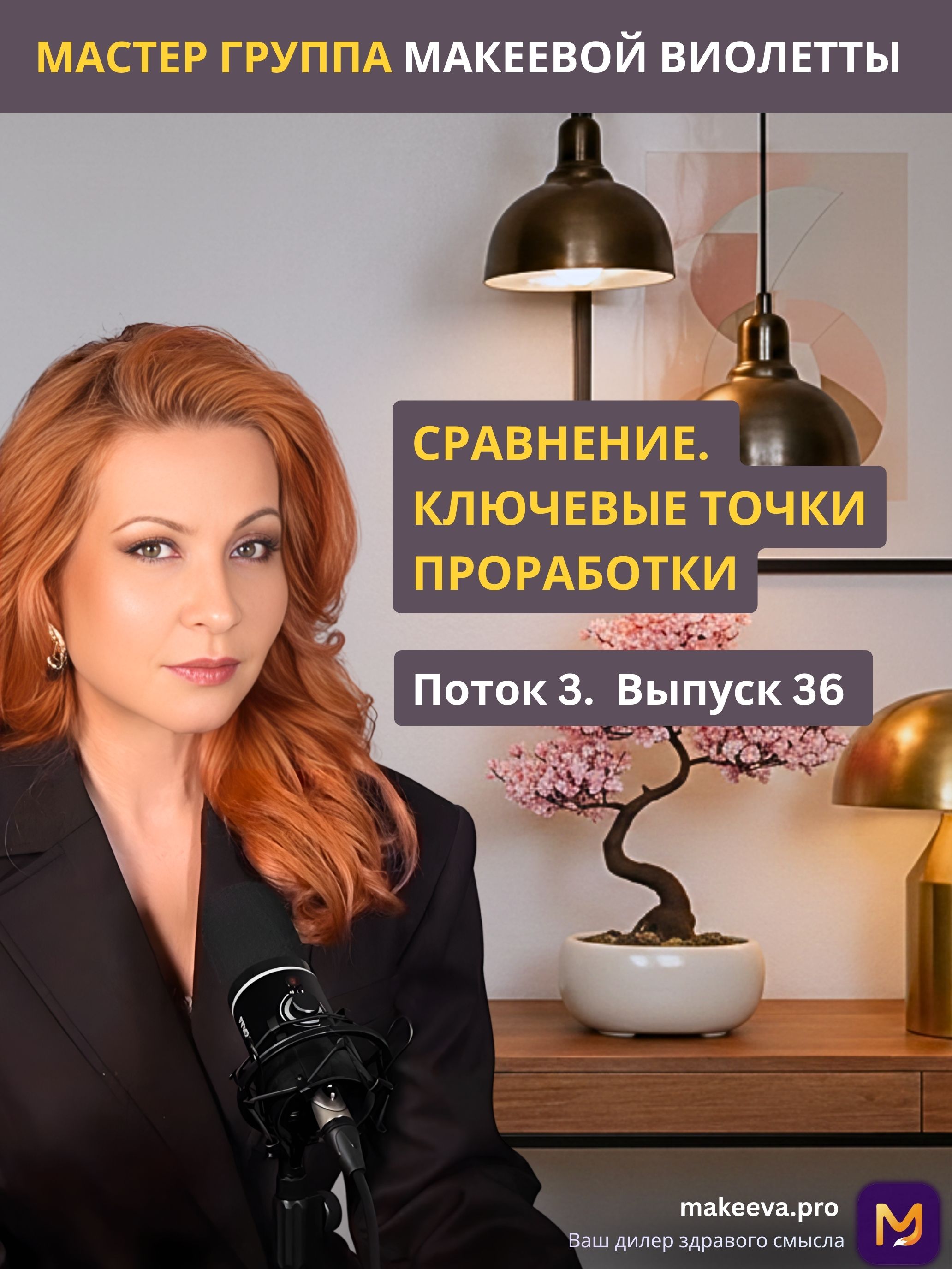 Мастер Группа Макеевой Виолетты. Сравнение. Ключевые точки проработки 