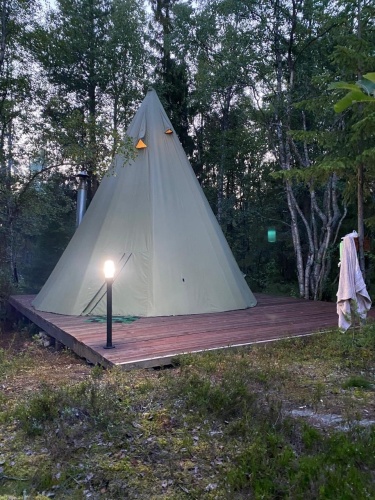 Глэмпинг Типи на берегу Белого моря, фото 17