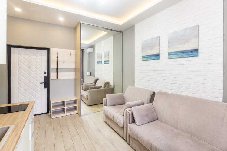 Апартаменты Уютная 2х Комнатная Квартира Green Studio 2 у Моря, фото 38