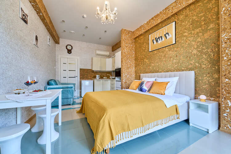 Апартаменты Актёр Гэлакси с бассейном и пляжем, фото 25