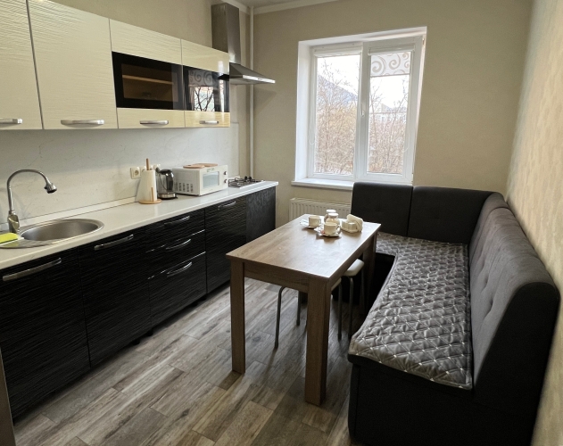 Апартаменты Однокомнатная квартира на Московской, 101, фото 36