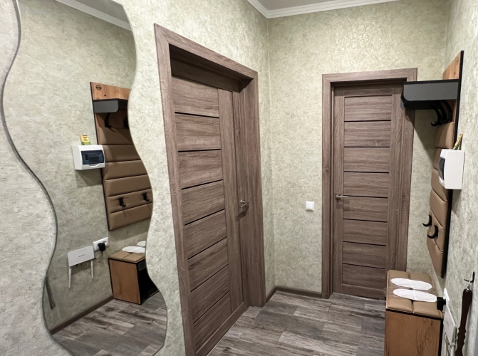 Апартаменты Однокомнатная квартира на Московской, 101, фото 37