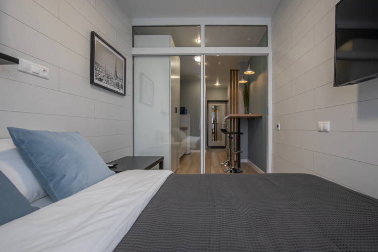 Апартаменты Fox Homes Студия на набережной в ЖК Белый Ангел (б), фото 12