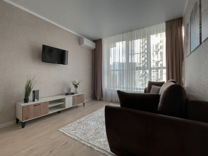 Апартаменты Green Fox на улице Набережная Приволжского Затона 22, фото 29