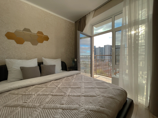 Апартаменты Green Fox на улице Набережная Приволжского Затона 22, фото 44