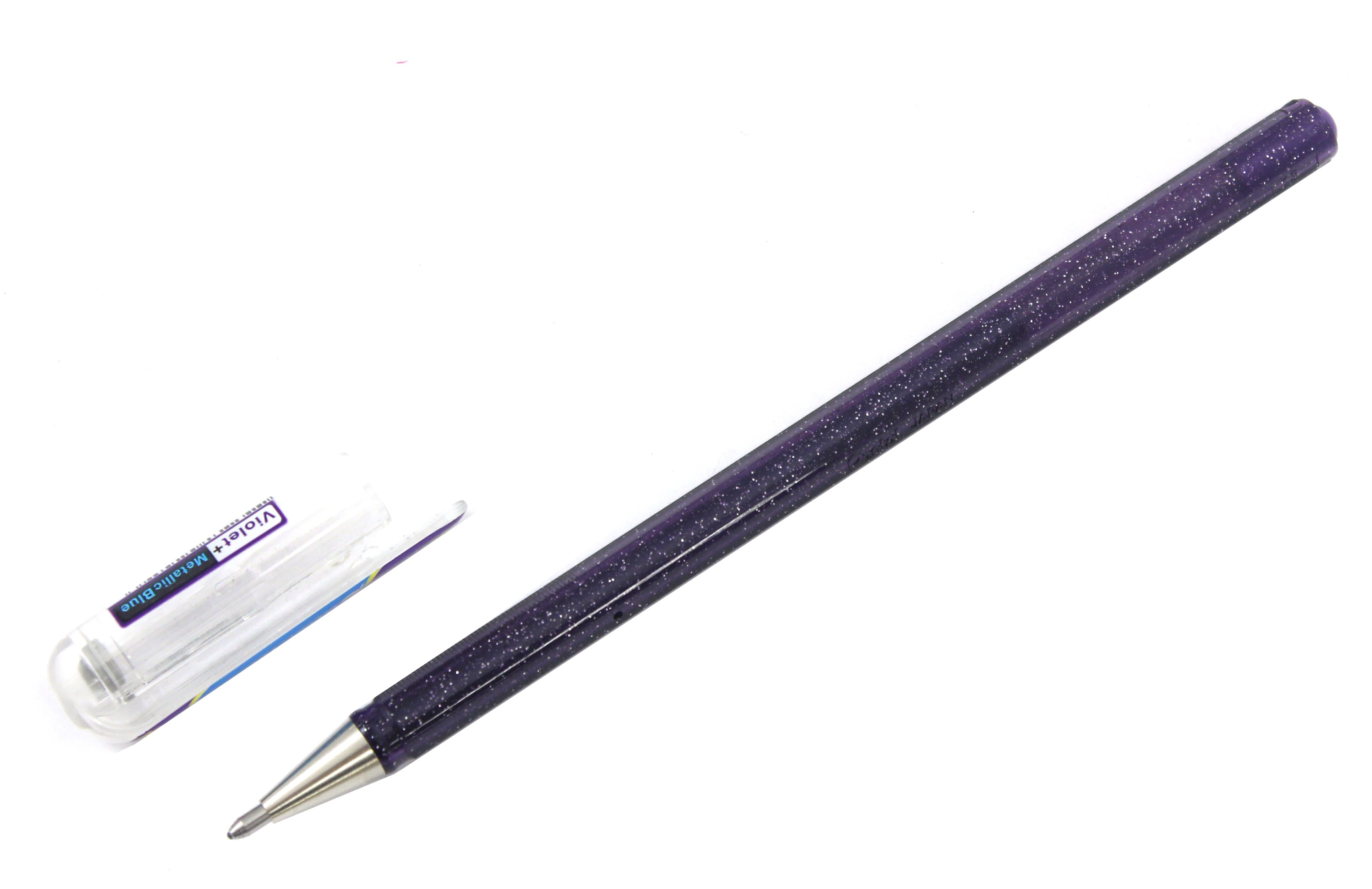Ручка гелевая Hybrid Dual Metallic, цвет чернил фиолетовый + синий металлик
