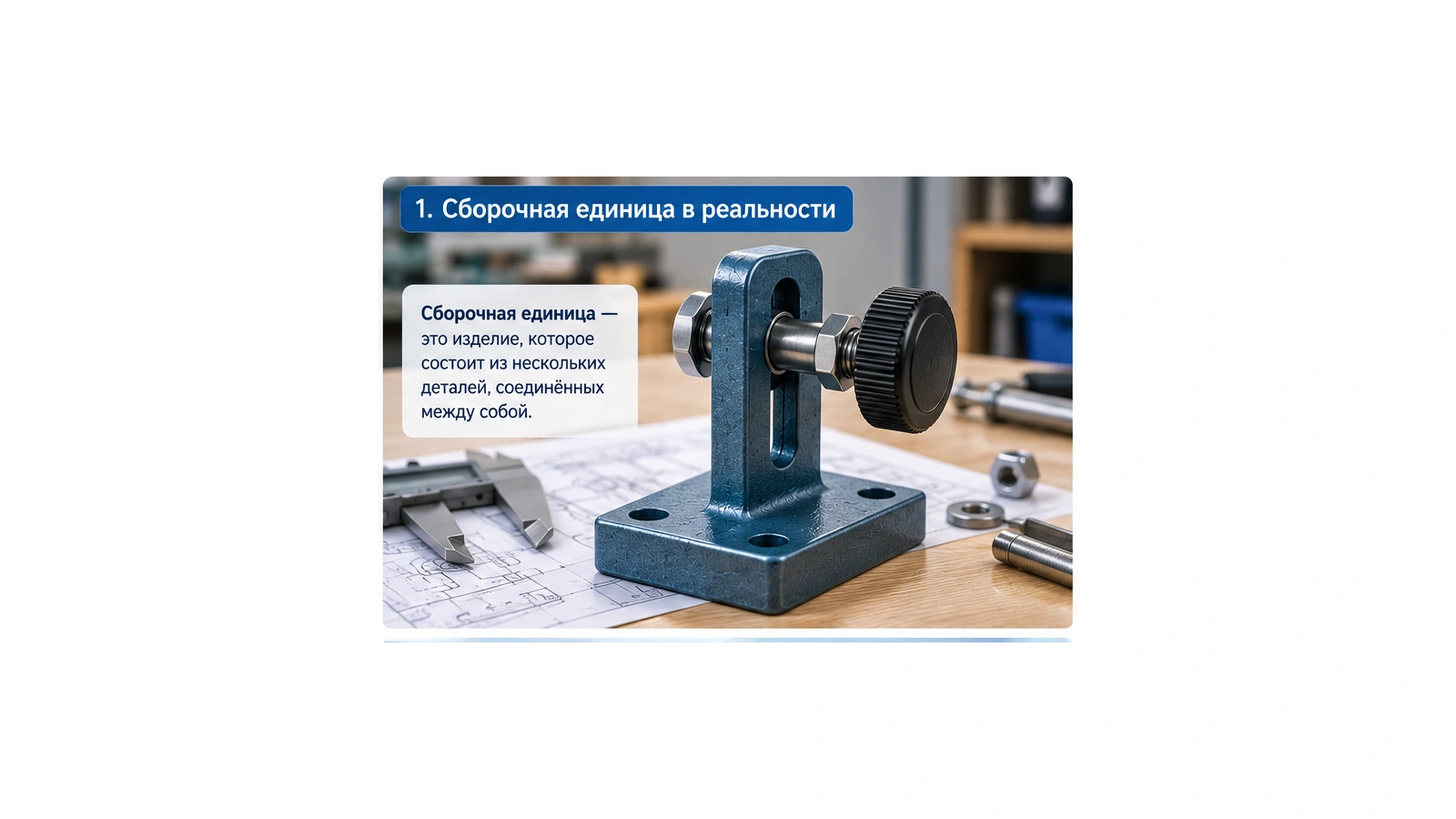Схема конструкторской документации: чертеж детали, сборочный чертеж, спецификация и схема изделия