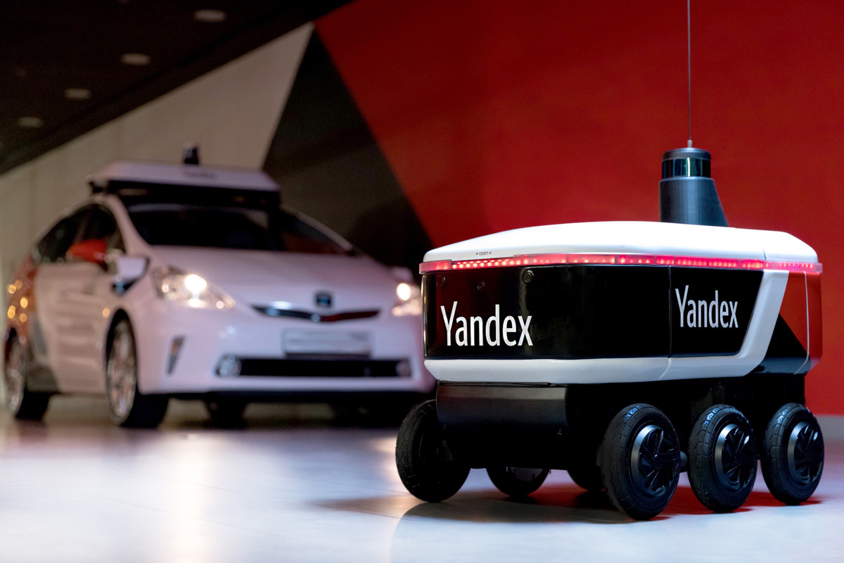 «Яндекс» протестирует доставку роботами-курьерами в США, Израиле и Южной Корее          