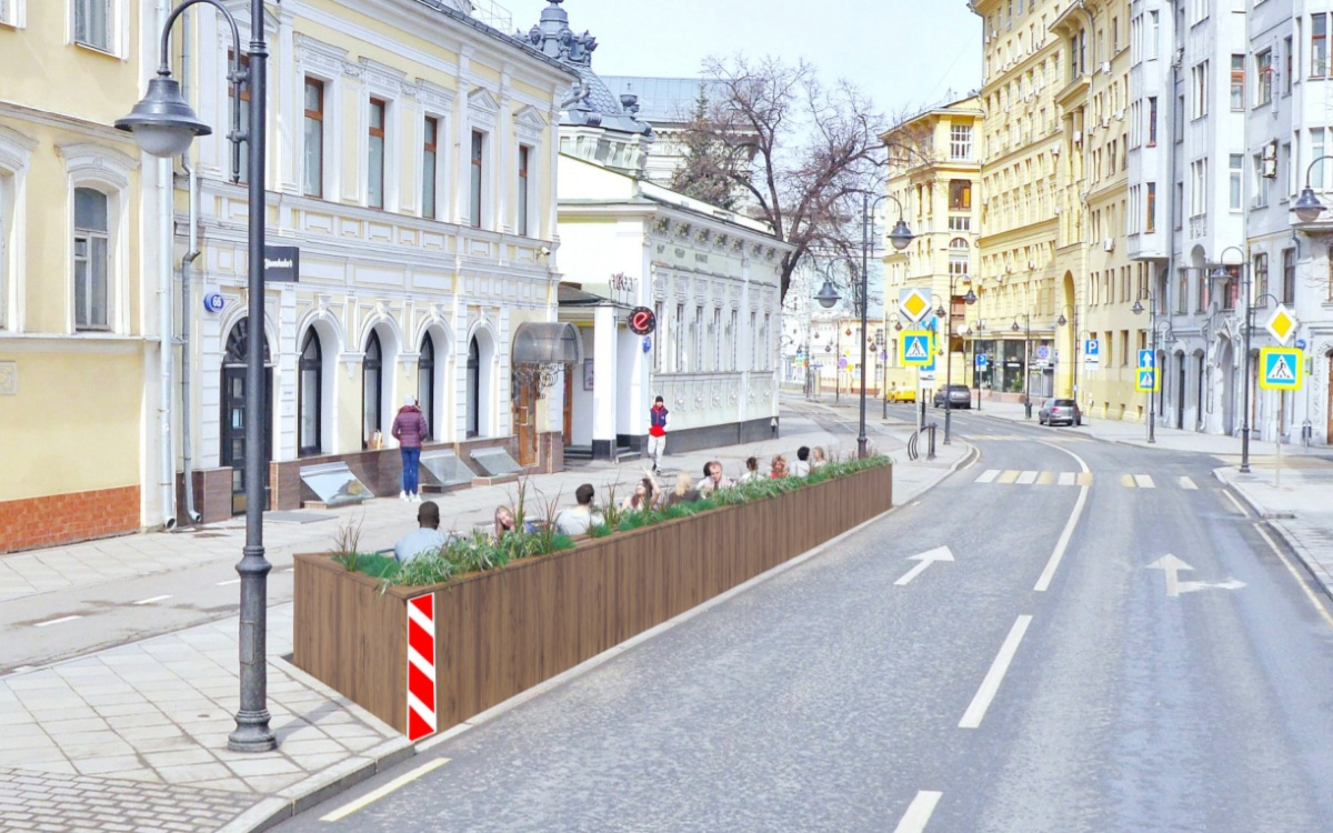 Московские рестораторы предложили построить летние кафе на месте парковок          