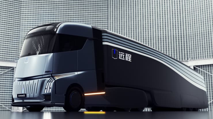 Китайская Geely представила собственный электрический грузовик