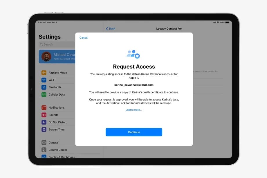Apple позволит пользователям передавать данные iCloud по наследству