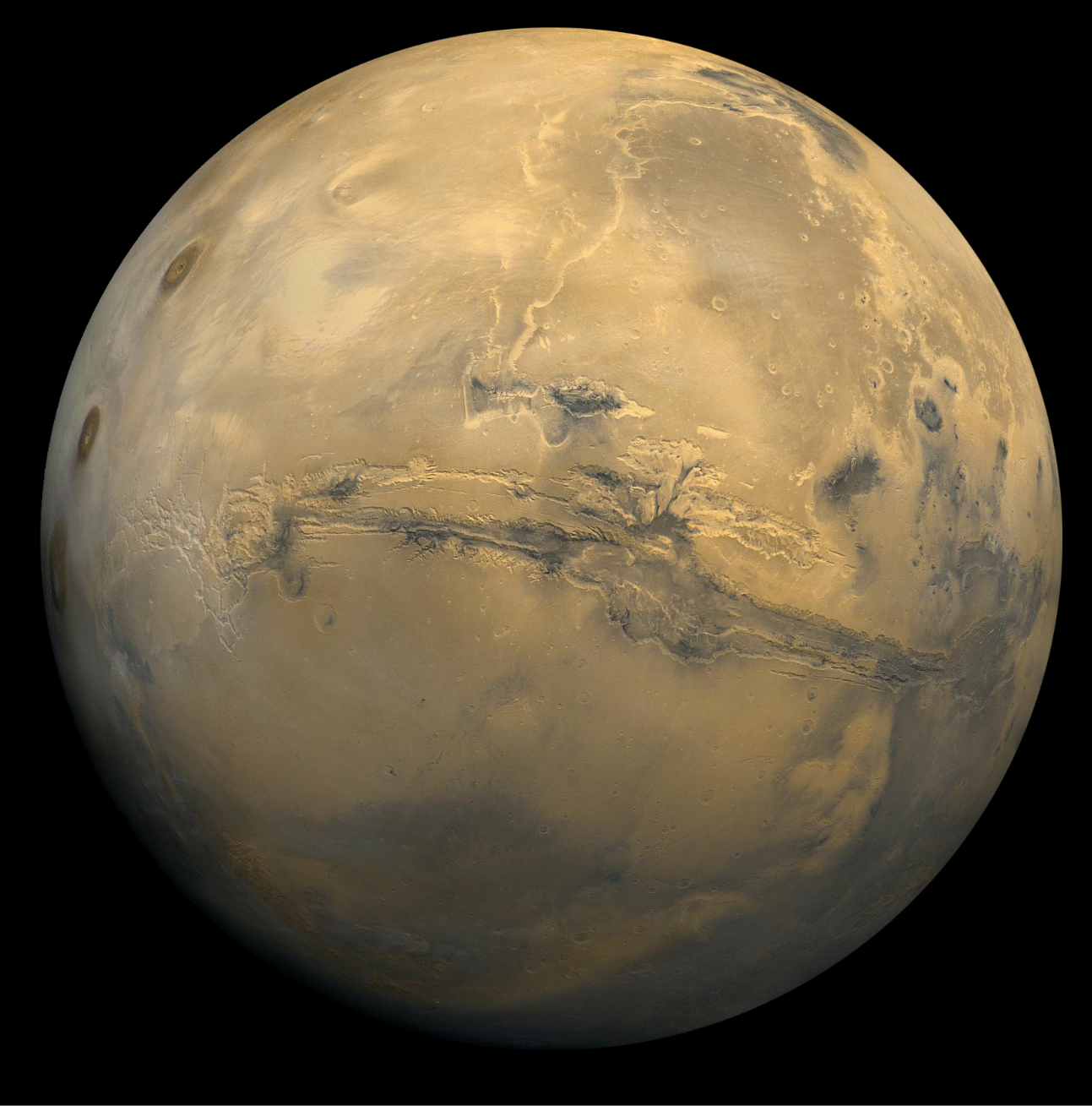 На самых высоких вулканах Марса ученые обнаружили иней. А значит, там есть вода!          