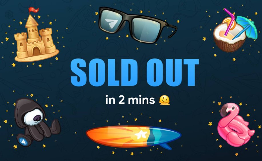Telegram выпустил подарки ко дню рождения. Их раскупили за 3 минуты
