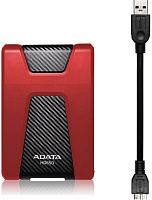Внешний жёсткий диск 2Tb ADATA HD650 Red (AHD650-2TU31-CRD)