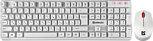 Клавиатура + мышь Defender Milan C-992 White (45994)