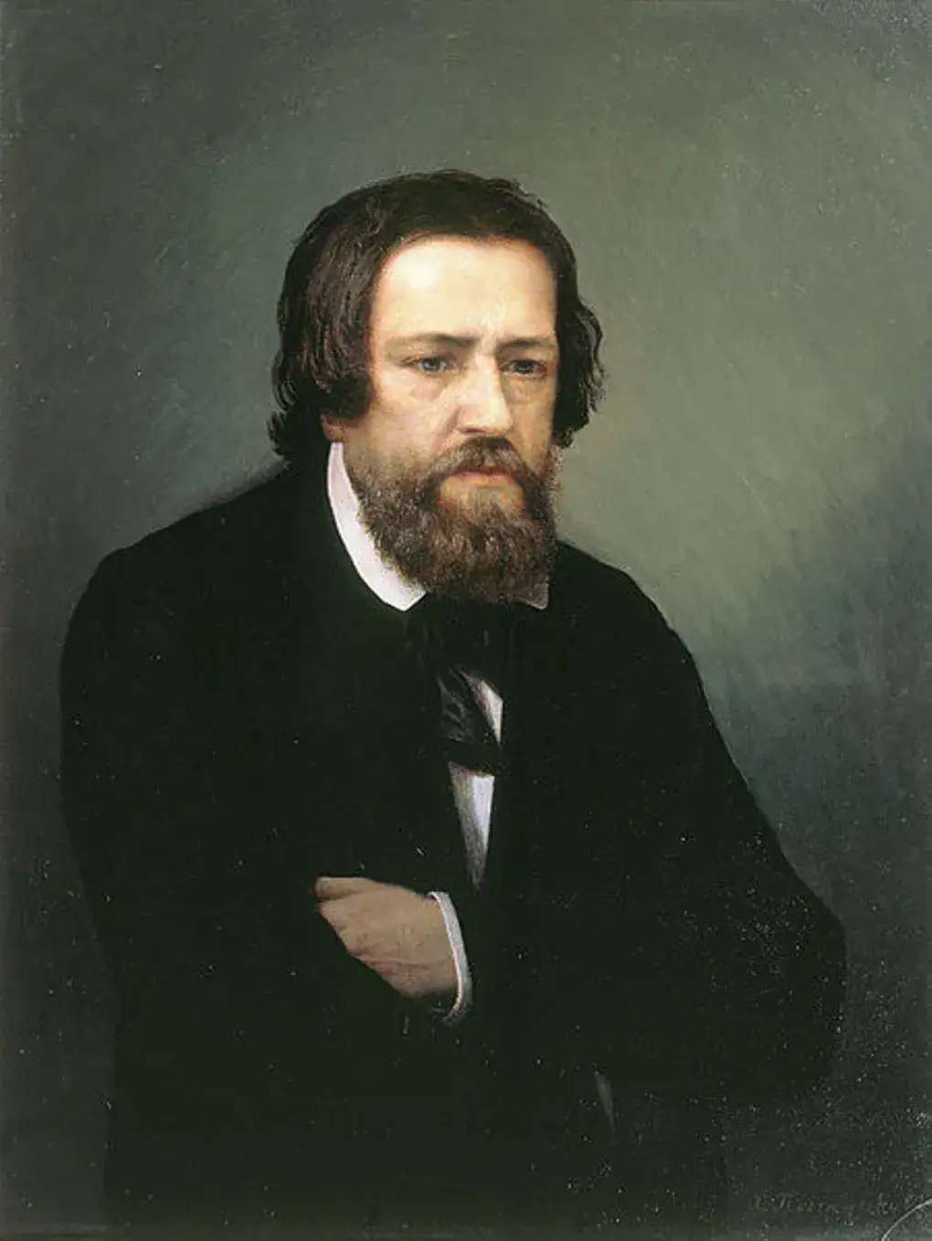 Сергей Постников. Портрет А. Иванова. Ок. 1873. ГТГ