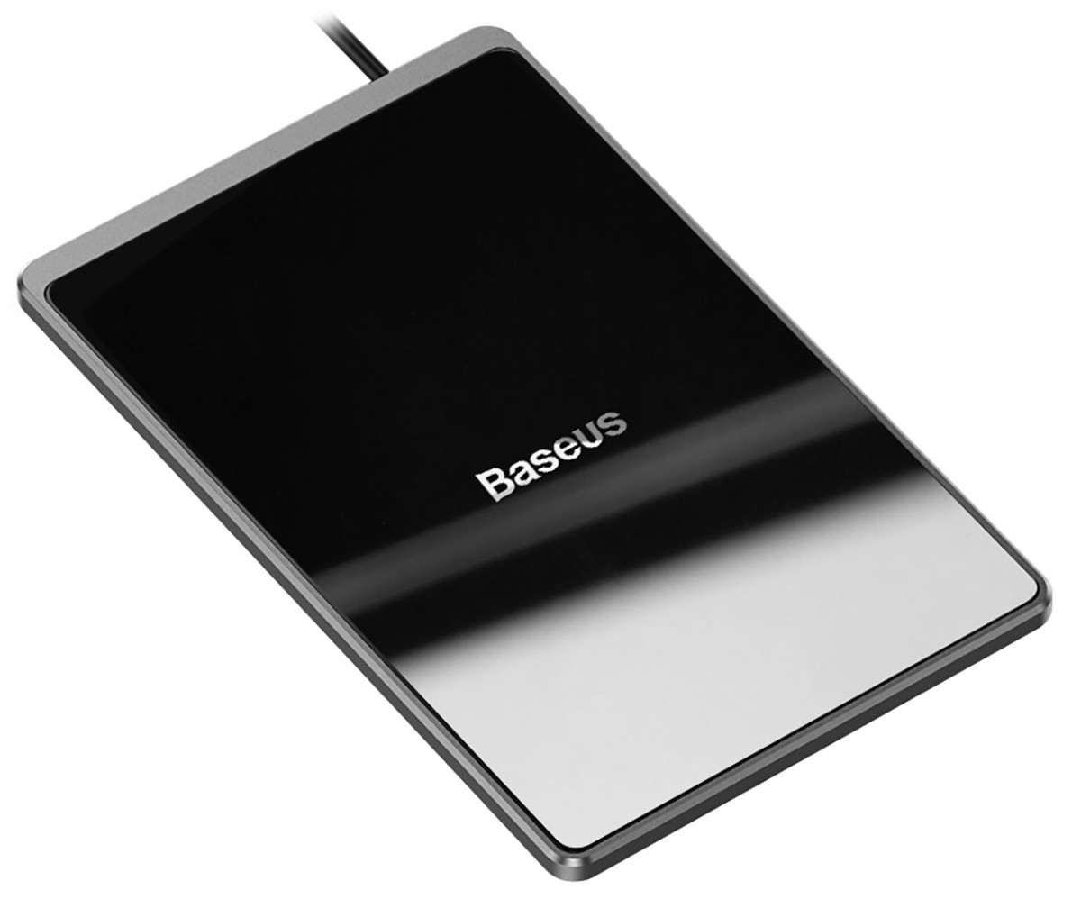 Беспроводная индукционная зарядка Baseus Card Ultra-thin Black Wireless  Charger — iTech Store