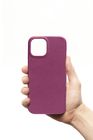 Превью-изображение №4 для товара «Чехол для тиснения кожаный для iPhone 12 Pro Max Темно-Фиолетовый»